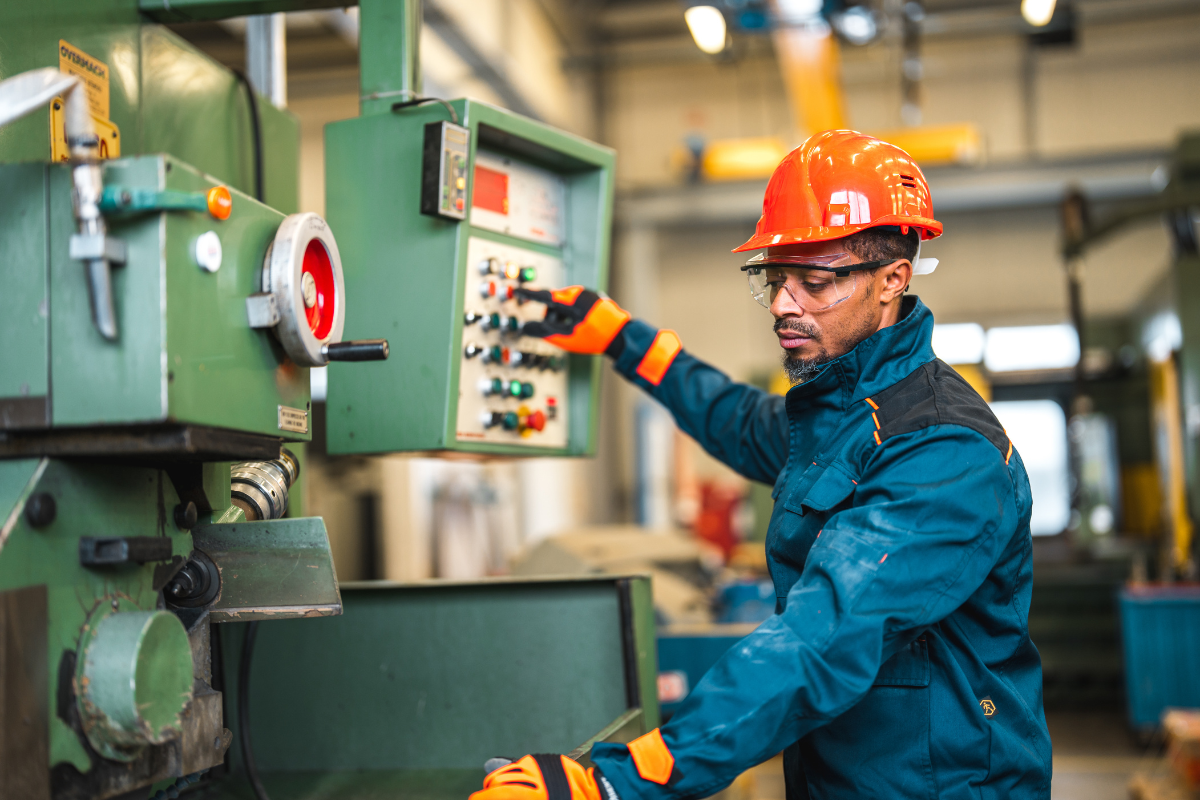 Machine Operative at work