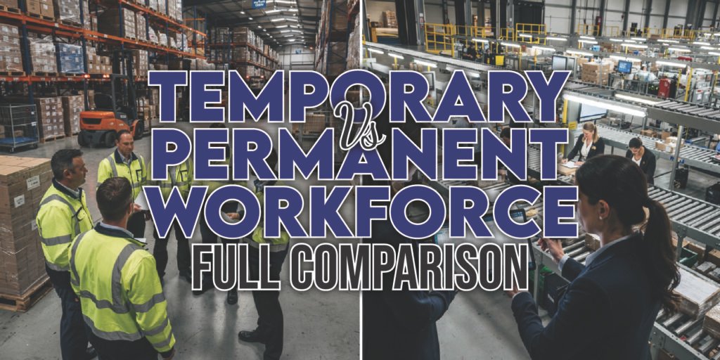 temporary vs permanent staff UK