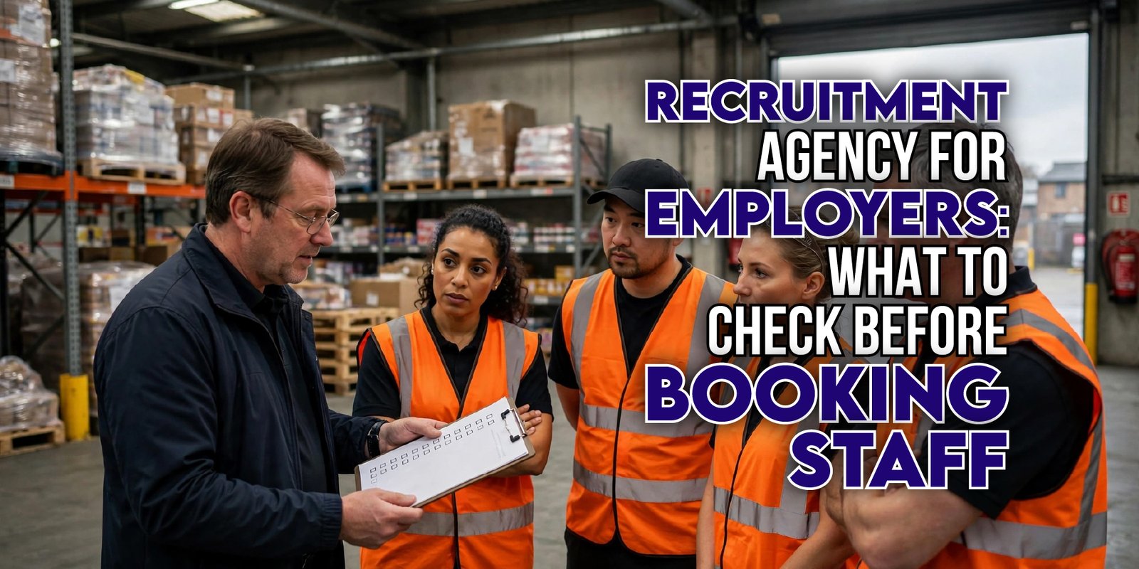 Recruitment Agency for Employers: What to Check Before Booking Staff