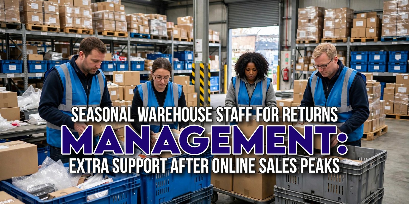 Seasonal Warehouse Staff for Returns Management: Extra Support After Online Sales Peaks