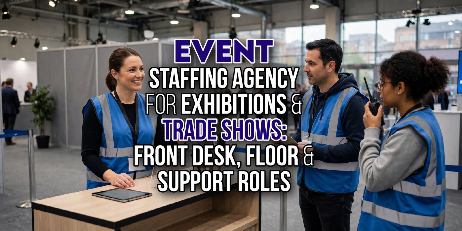 Event Staffing Agency for Exhibitions and Trade Shows: Front Desk, Floor and Support Roles