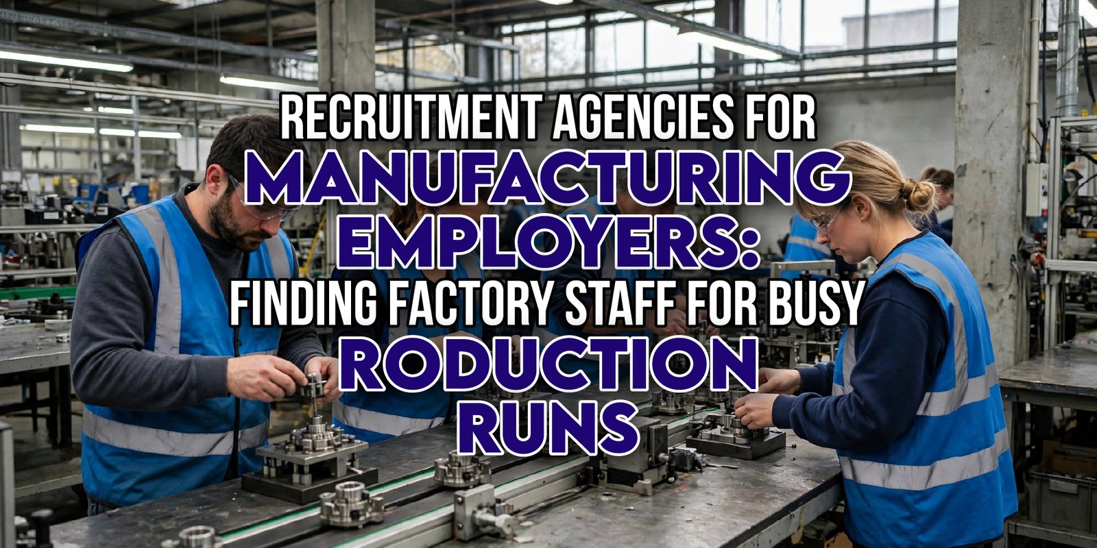 Recruitment Agencies for Manufacturing Employers: Finding Factory Staff for Busy Production Runs